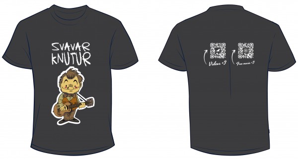 Svavar Knutur - QR Code T-Shirt Unisex Size M
