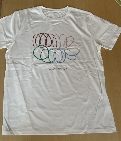 Svavar Knutur - Bil Motiv T-Shirt Weiß Unisex L